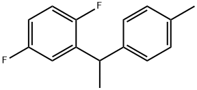 1,4-difluoro-2-(1-(p-tolyl)ethyl)benzene Structure