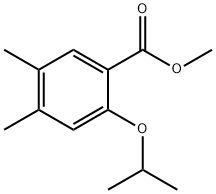 Methyl 2-isopropoxy-4,5-dimethylbenzoate Structure