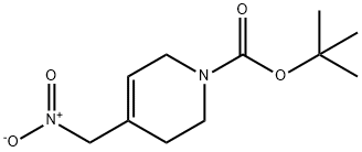 1(2H)-Pyridinecarboxylic acid, 3,6-dihydro-4-(nitromethyl)-, 1,1-dimethylethyl ester Structure