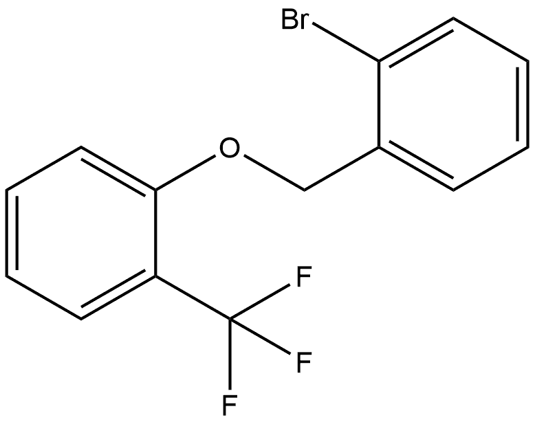 1-[(2-Bromophenyl)methoxy]-2-(trifluoromethyl)benzene Structure