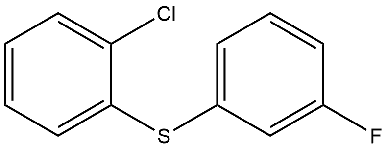 1-Chloro-2-[(3-fluorophenyl)thio]benzene Structure