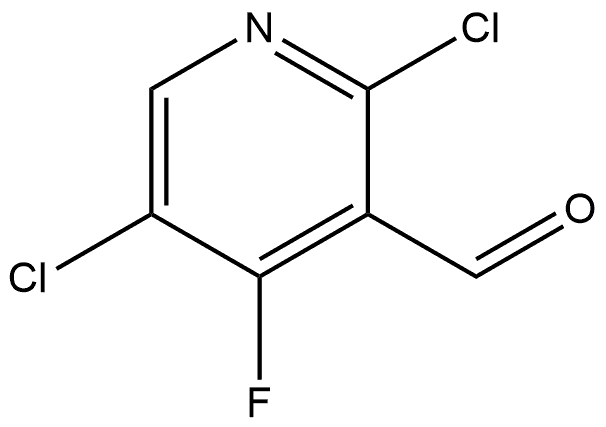 3-Pyridinecarboxaldehyde, 2,5-dichloro-4-fluoro- Structure