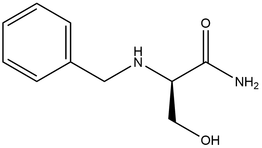 (R)-2-(benzylamino)-3-hydroxypropanamide Structure