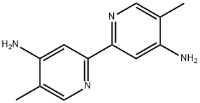 [2,2'-Bipyridine]-4,4'-diamine, 5,5'-dimethyl- Structure