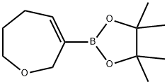 Oxepin, 2,3,4,7-tetrahydro-6-(4,4,5,5-tetramethyl-1,3,2-dioxaborolan-2-yl)- Structure