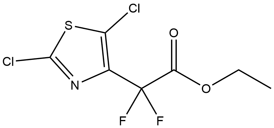 Ethyl 2,5-dichloro-α,α-difluoro-4-thiazoleacetate 구조식 이미지