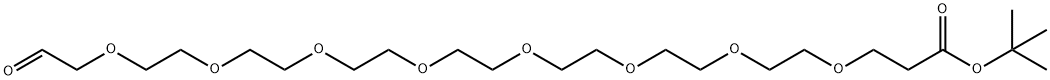 CHO-PEG8-COOtBu Structure