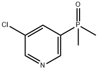 Pyridine, 3-chloro-5-(dimethylphosphinyl)- 구조식 이미지