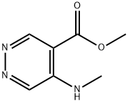 Methyl 5-(methylamino)-4-pyridazinecarboxylate 구조식 이미지