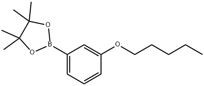 4,4,5,5-Tetramethyl-2-(3-(pentyloxy)phenyl)-1,3,2-dioxaborolane Structure