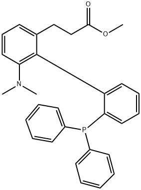 methyl (S)-3-(6-(dimethylamino)-2'-(diphenylphosphanyl)-[1,1'-biphenyl]-2-yl)propanoate Structure