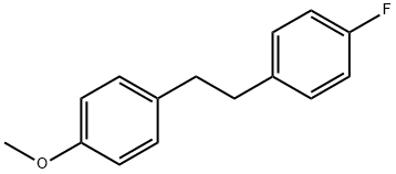 Benzene, 1-fluoro-4-[2-(4-methoxyphenyl)ethyl]- 구조식 이미지