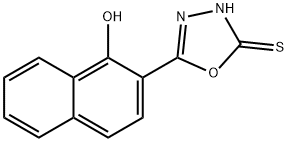 5-(1-Hydroxynaphthalen-2-yl)-1,3,4-oxadiazole-2(3H)-thione Structure