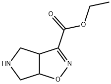 4H-Pyrrolo[3,4-d]isoxazole-3-carboxylic acid, 3a,5,6,6a-tetrahydro-, ethyl ester Structure