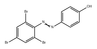 Phenol, 4-[2-(2,4,6-tribromophenyl)diazenyl]- Structure