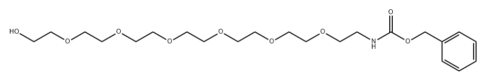 5,8,11,14,17,20-Hexaoxa-2-azadocosanoic acid, 22-hydroxy-, phenylmethyl ester Structure