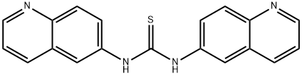 Thiourea, N,N'-di-6-quinolinyl- Structure