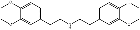 Benzeneethanamine, N-[2-(3,4-dimethoxyphenyl)ethyl]-3,4-dimethoxy- Structure