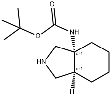 Carbamic acid, [(3aR,7aS)-octahydro-3aH-isoindol-3a-yl]-, 1,1-dimethylethyl ester, rel- (9CI) Structure