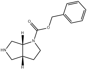 (3aR, 6aR)-Hexahydro-pyrrolo[3,4-b]pyrrole-1-carboxylic acid benzyl ester Structure