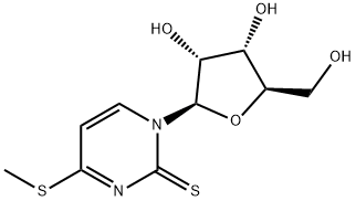 Uridine, 4-S-methyl-2,4-dithio- (9CI) Structure