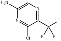 2-Pyrazinamine, 6-chloro-5-(trifluoromethyl)- 구조식 이미지