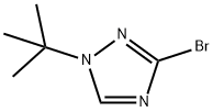 1H-1,2,4-Triazole, 3-bromo-1-(1,1-dimethylethyl)- 구조식 이미지
