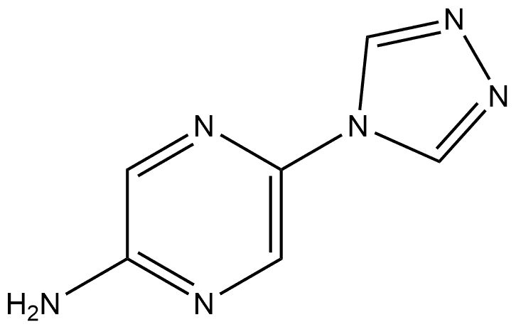 5-(4H-1,2,4-Triazol-4-yl)-2-pyrazinamine Structure