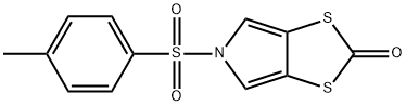 5H-1,3-Dithiolo[4,5-c]pyrrol-2-one, 5-[(4-methylphenyl)sulfonyl]- Structure