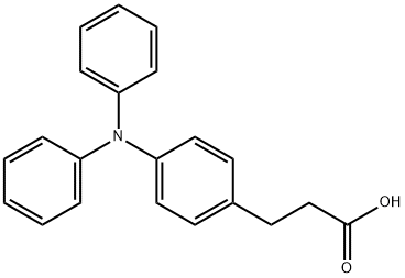 Benzenepropanoic acid, 4-(diphenylamino)- Structure