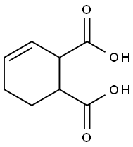 3-Cyclohexene-1,2-dicarboxylic acid 구조식 이미지