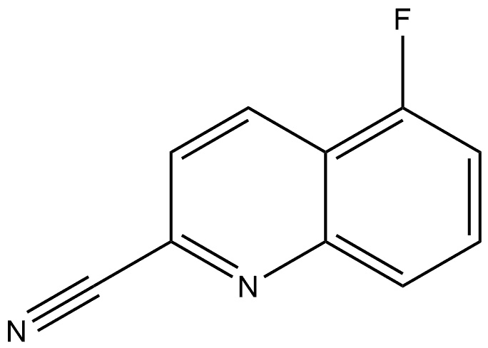 5-fluoroquinoline-2-carbonitrile Structure