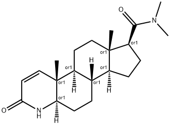 1H-Indeno[5,4-f]quinoline-7-carboxamide, 2,4a,4b,5,6,6a,7,8,9,9a,9b,10,11,11a-tetradecahydro-N,N,4a,6a-tetramethyl-2-oxo-, (4aR,4bS,6aS,7S,9aS,9bS,11aR)-rel- 구조식 이미지
