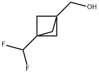 Bicyclo[1.1.1]pentane-1-methanol, 3-(difluoromethyl)- 구조식 이미지