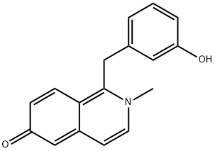 6(2H)-Isoquinolinone, 1-[(3-hydroxyphenyl)methyl]-2-methyl- Structure