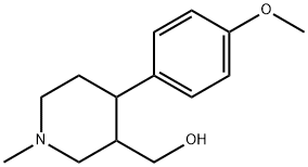 3-Piperidinemethanol, 4-(4-methoxyphenyl)-1-methyl- Structure