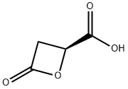 2-Oxetanecarboxylic acid, 4-oxo-, (2S)- Structure