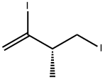 1-Butene, 2,4-diiodo-3-methyl-, (3S)- Structure