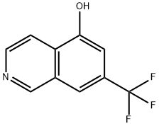 5-Isoquinolinol, 7-(trifluoromethyl)- 구조식 이미지