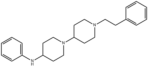 [1,4'-Bipiperidin]-4-amine, N-phenyl-1'-(2-phenylethyl)- 구조식 이미지