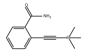 Benzamide, 2-[2-(trimethylsilyl)ethynyl]- 구조식 이미지