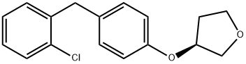 Furan, 3-[4-[(2-chlorophenyl)methyl]phenoxy]tetrahydro-, (3S)- 구조식 이미지