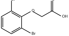 Acetic acid, 2-(2,6-dibromophenoxy)- Structure