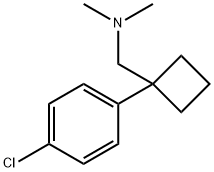 1-(1-(4-Chlorophenyl)cyclobutyl)-N,N?dimethylmethanamine?hydrochloride 구조식 이미지