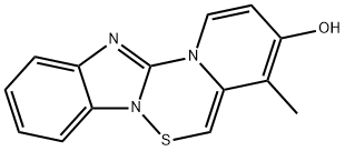 Pyrido[1',2':4,5][1,2,4]thiadiazino[2,3-a]benzimidazol-3-ol, 4-methyl- Structure