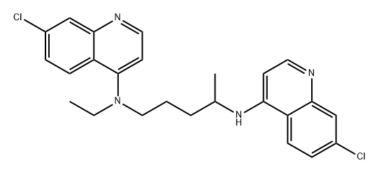 1,4-Pentanediamine, N1,N4-bis(7-chloro-4-quinolinyl)-N1-ethyl- Structure