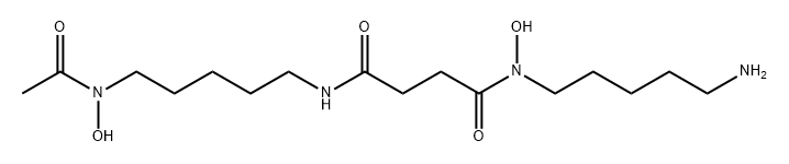 Butanediamide, N4-[5-(acetylhydroxyamino)pentyl]-N1-(5-aminopentyl)-N1-hydroxy- Structure