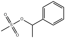 Methanesulfonic acid, 1-phenylethyl ester Structure