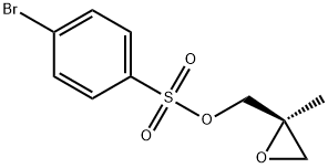 Benzenesulfonic acid, 4-bromo-, [(2R)-2-methyl-2-oxiranyl]methyl ester Structure