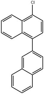 1,2'-Binaphthalene, 4-chloro- Structure